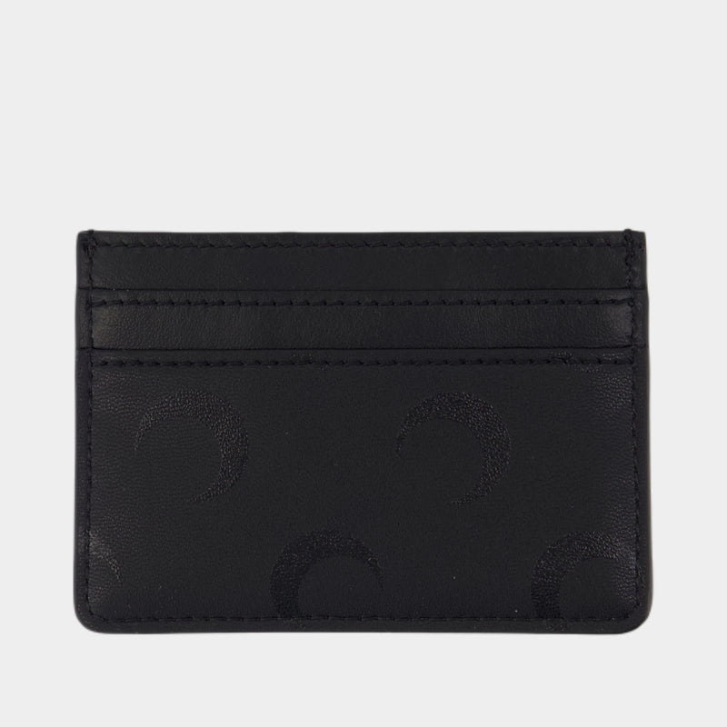 Moon Card Holder - Marine Serre - Synthetic - Black