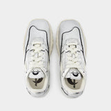 Sneakers Rise - Marine Serre - Leather - Silver