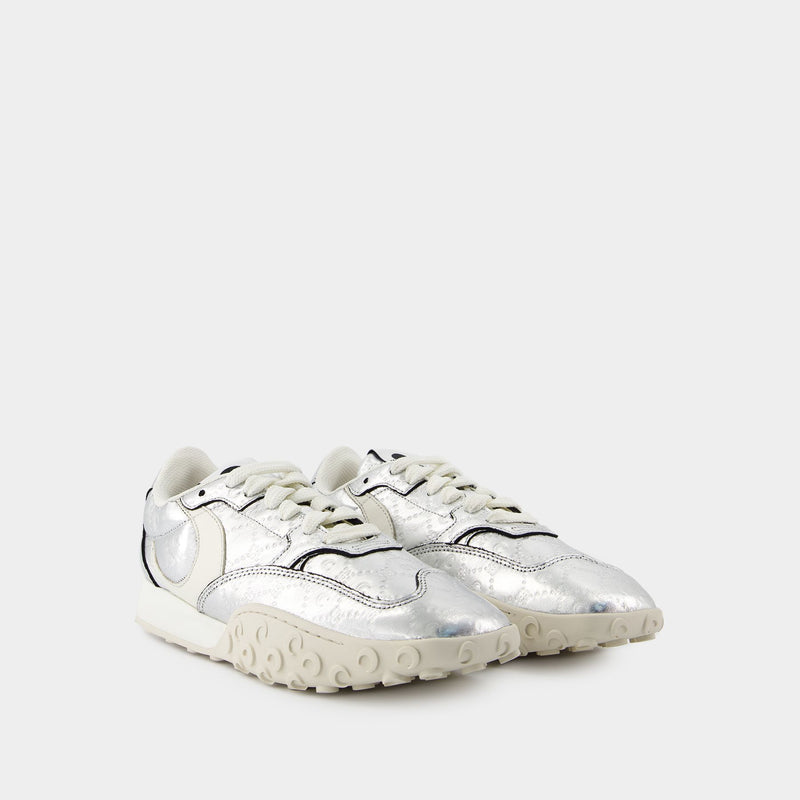 Ms Rise Sneakers - Marine Serre - Leather - Silver
