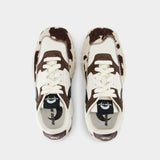 Sneakers Rise - Marine Serre - Leather - Brown