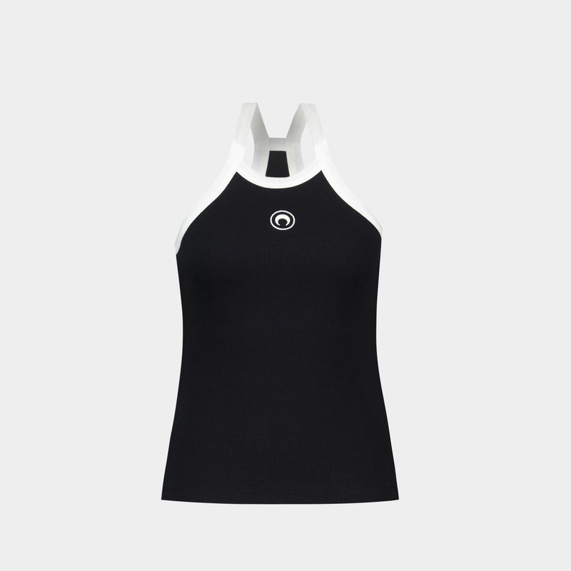 Rib 2x2 Tank Top - Marine Serre - Cotton - Black