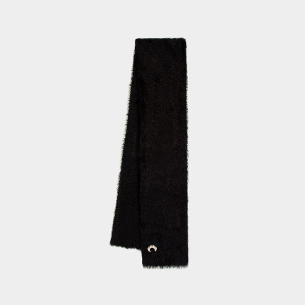 【関税込み】Wild Puffy Scarf - Marine Serre - Synthetic - Bl Wild Puffy Scarf - Marine Serre - Synthetic - Black
