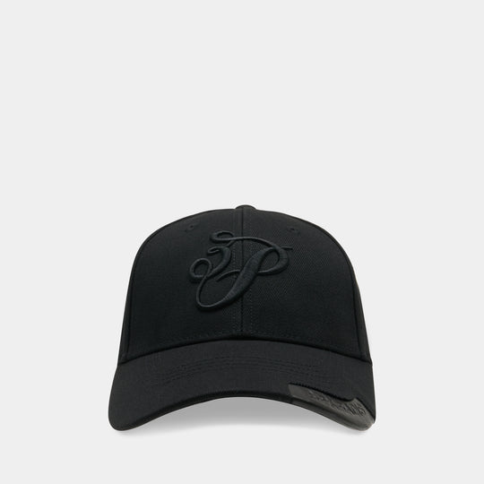 Cursive Cap - 3.PARADIS - Wool - Black