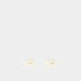Petite Daisy Earrings - Simone Rocha - Synthetic - White