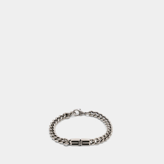 Bb Icon Bracelet - Balenciaga - Metal - Silver