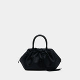 Gathered Top Handle Bag W/ Emb - Simone Rocha - Synthetic - Black