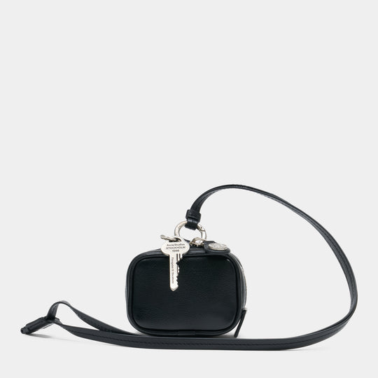 Camero Clip Shoulder Bag - Acne Studios - Leather - Black