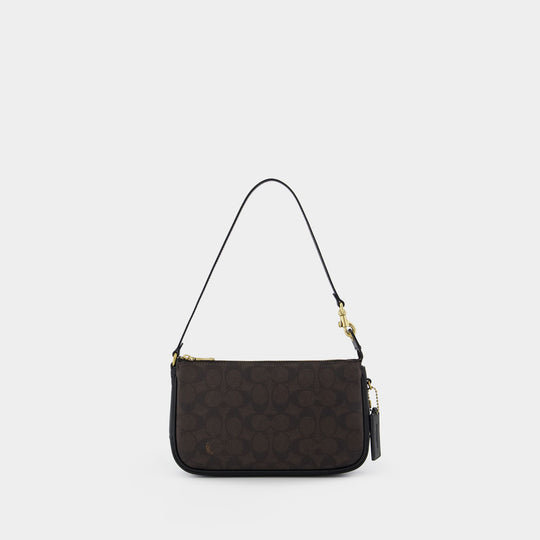 Signature Plaza Shoulder Bag - Coach - Leather - Black