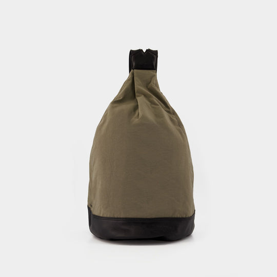 Hakama Tuck Backpack - YOHJI YAMAMOTO - Synthetic - Khaki