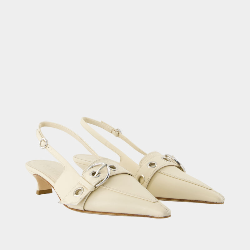 サンダル・ミュール aeyde Davina sandals - Aeyde - Leather - Beige Davina sandals - Aeyde - Leather - Beige