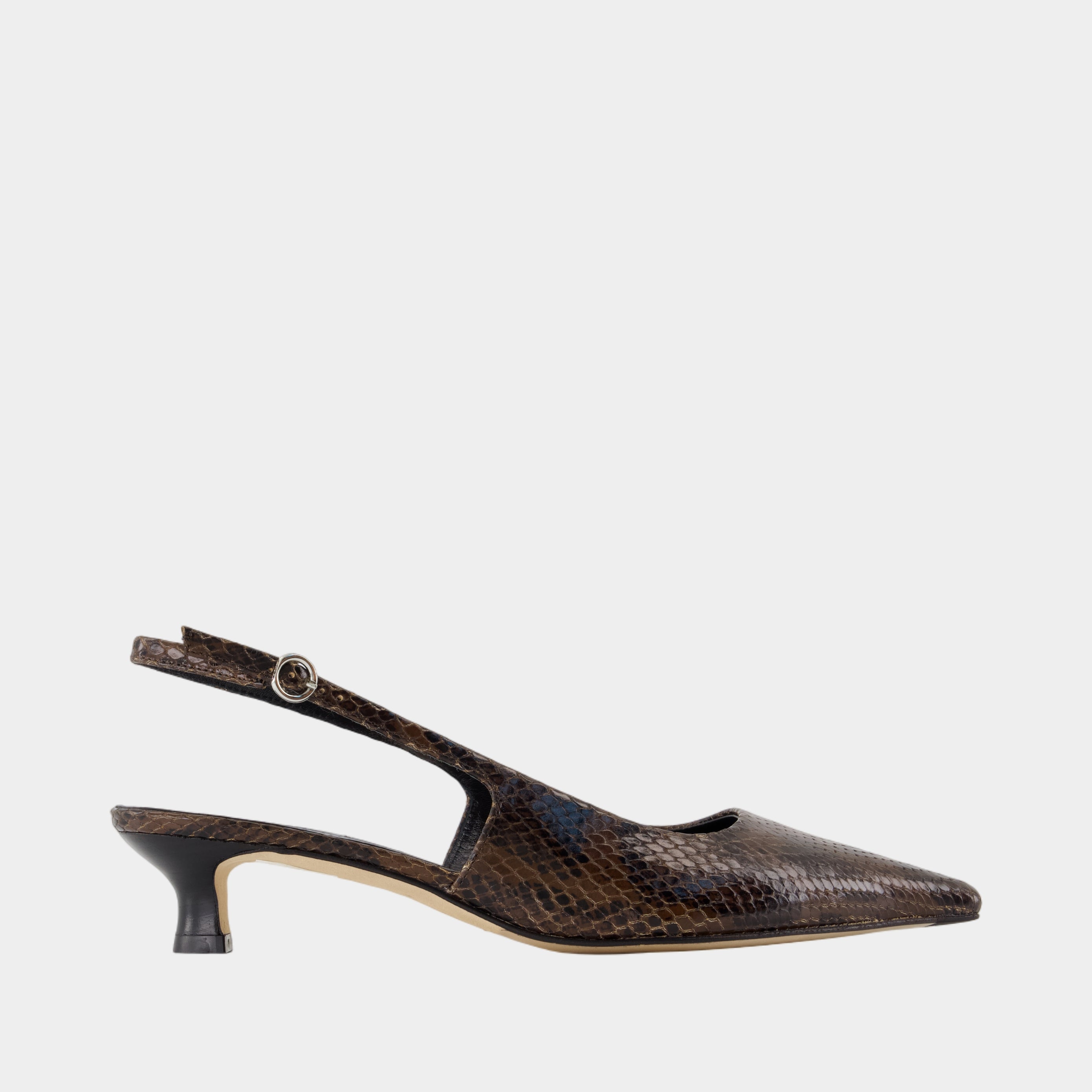 サンダル・ミュール aeyde Abby Pumps - Aeyde - Leather - Green Abby Leather Mules – Aeyde
