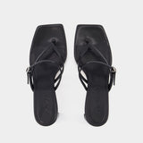 Giselle Sandals - Aeyde - Leather - Black