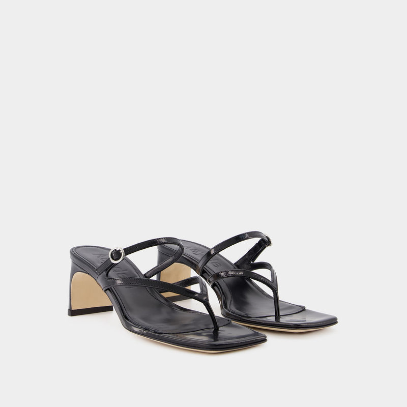 Giselle Sandals - Aeyde - Leather - Black