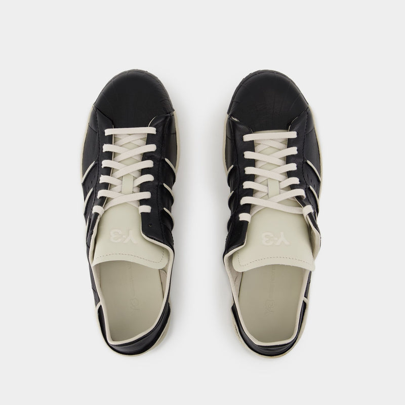 Superstar Sneakers - Y-3 - Leather - Black