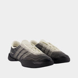 Regu Embroidery Sneakers - Y-3 - Leather - Black