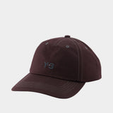 Dad Cap - Y-3 - Synthetic - Burgundy