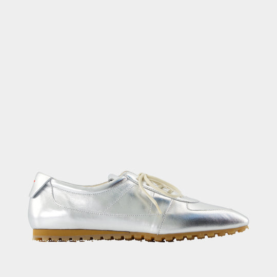 Uma Sneakers - Aeyde - Leather - Silver