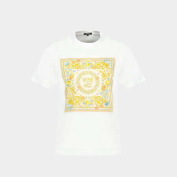 Underwater T Shirt - Versace - Cotton - White
