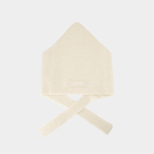Le Chale Gros Grain - Jacquemus - Wool - White