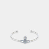 Grace Open Bangle Bracelet - Vivienne Westwood - Metal - Silver