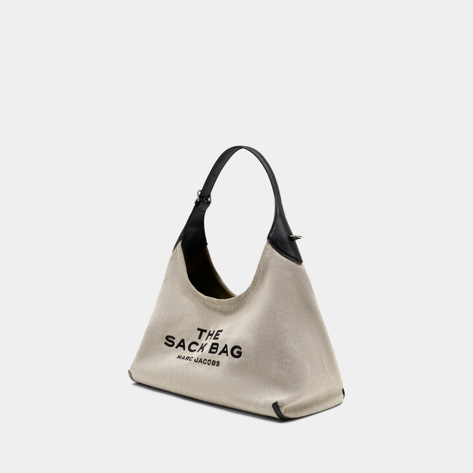 The Belted Sack Shoulder Bag - Marc Jacobs - Cotton - Grey