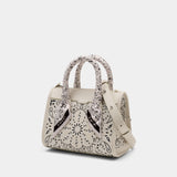 Bandana Micro Triangle Purse - Amiri - Leather - White