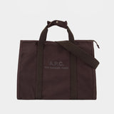 Gym Recuperation Shopper Bag - A.P.C. - Cotton - Brown