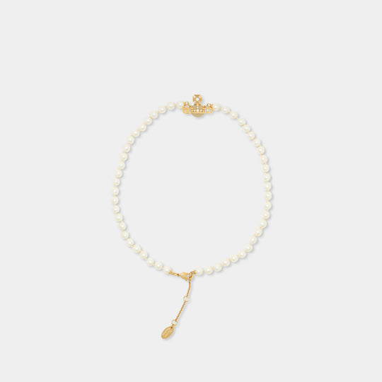 Kitty Pearl Necklace - Vivienne Westwood - Metal - Gold