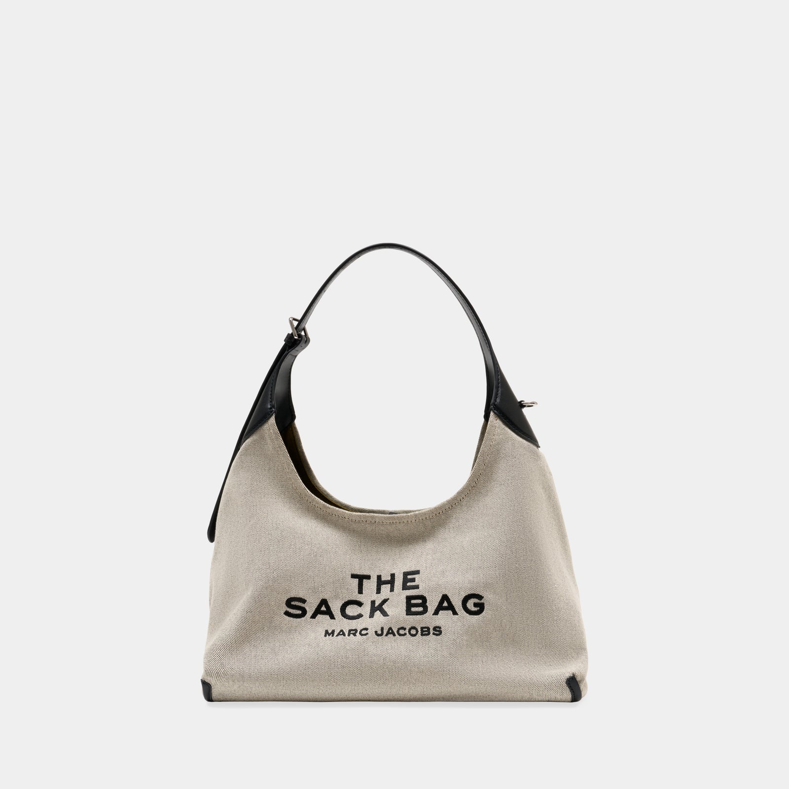 The Belted Sack Shoulder Bag - Marc Jacobs - Cotton - Grey