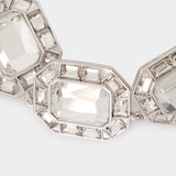 Crystal Necklace - SELF PORTRAIT - Pearls - Silver