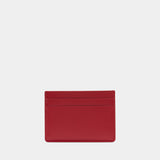 Card Holder - Jil Sander - Leather - Red