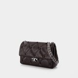 Bunny Knot Small Shoulder Bag - Tory Burch - Leather - Brown