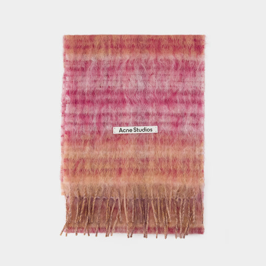 Scarf - Acne Studios - Wool - Pink