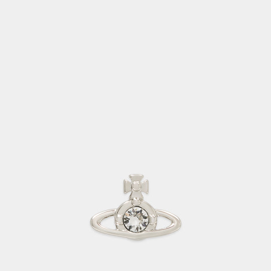 Nano Solitaire Earring - Vivienne Westwood - Metal - Silver