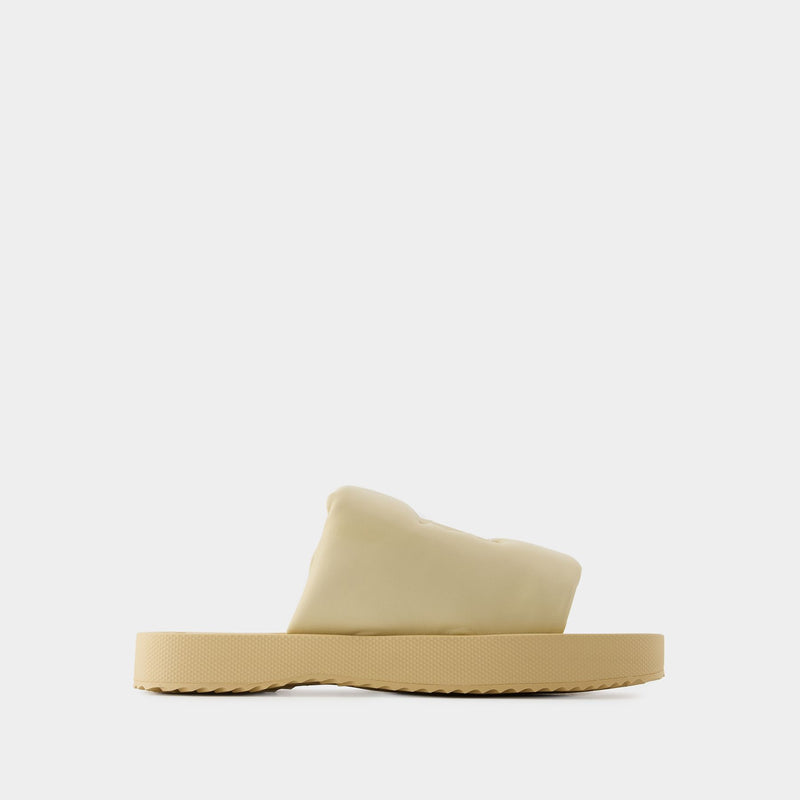 LF Knight Slab Sandals- Burberry - Leather - Beige