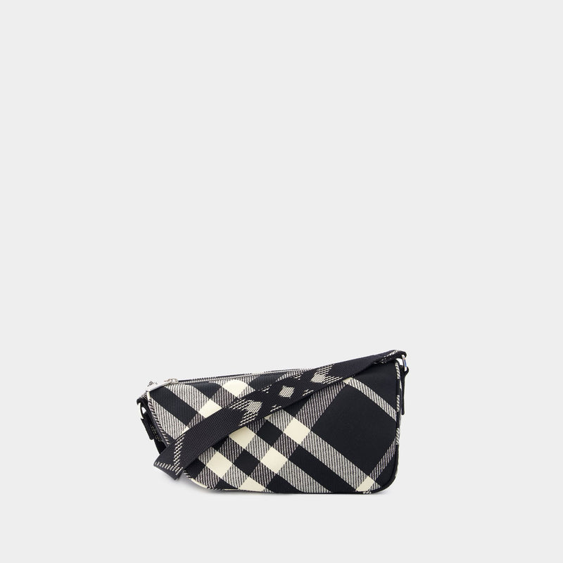 Shield Messenger S Crossbody - Burberry - Synthetic - Black