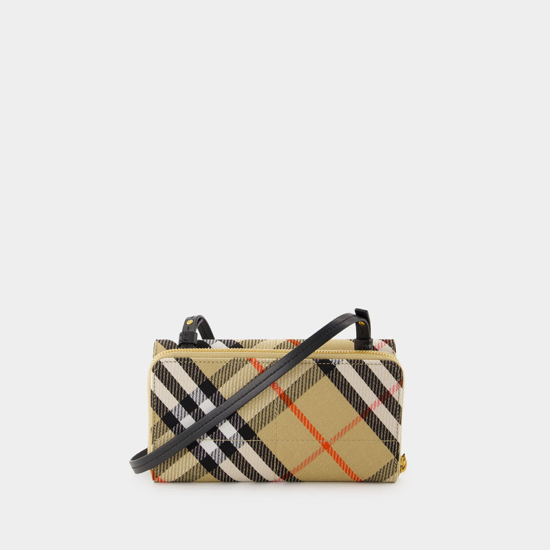 Snip Pouch - Burberry - Synthetic - Beige