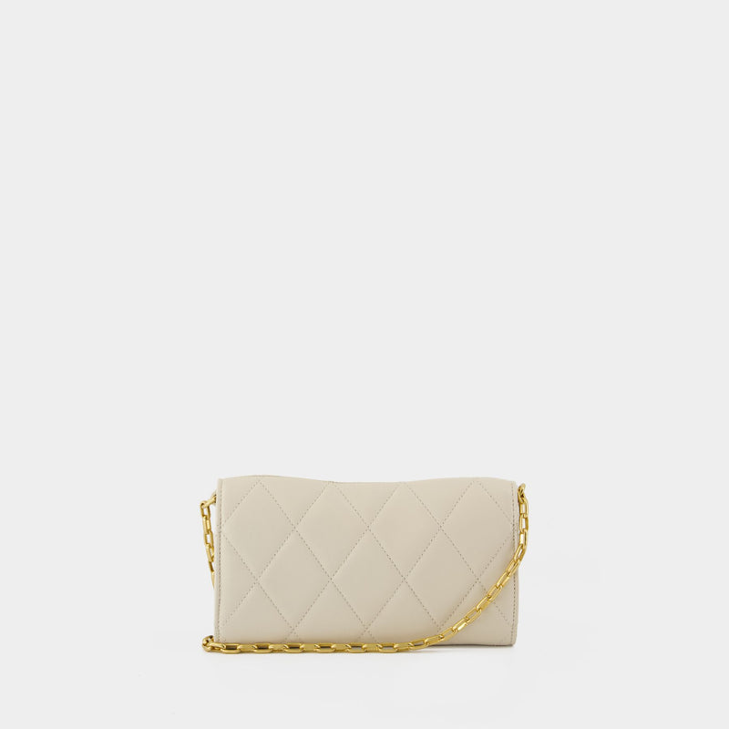 Rocking Horse Wallet On Chain - Burberry - Leather - White