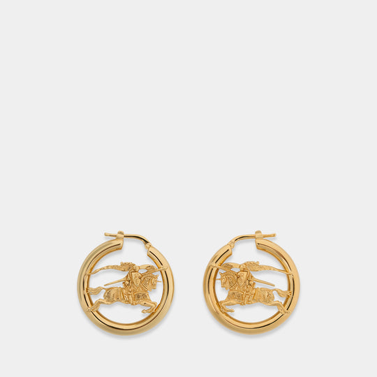 Lj Ekd Small Earrings - Burberry - Metal - Gold