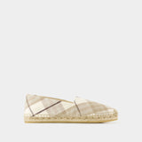 Lf Mews Espadrilles - Burberry - Linen - Beige