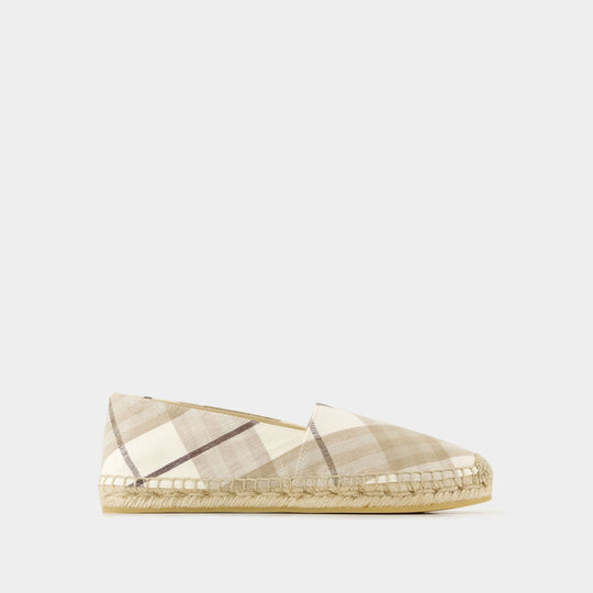 Lf Mews Espadrilles - Burberry - Linen - Beige