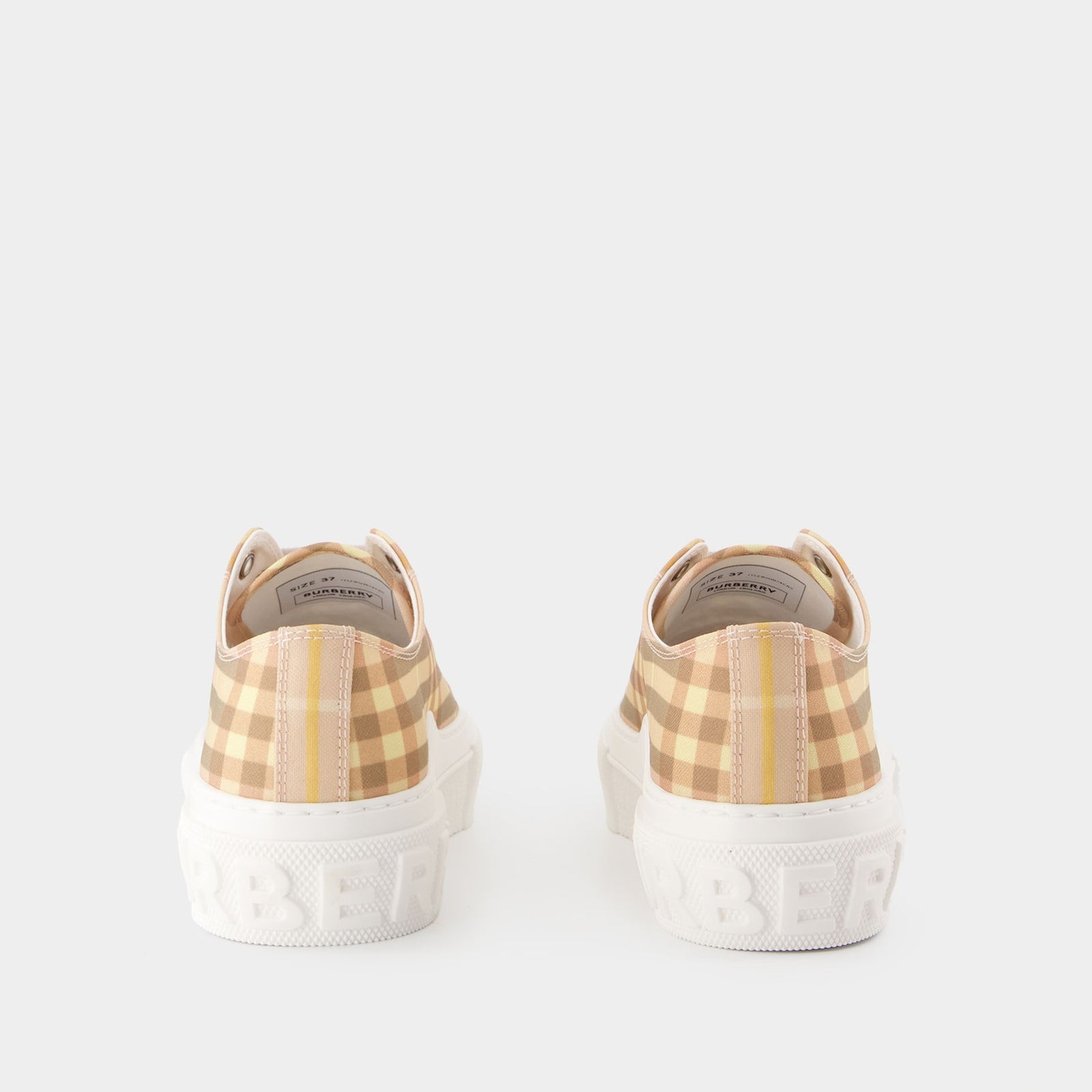 スニーカー BURBERRY BEIGE SNEAKERS Lf Jack Low Sneakers - Burberry - Synthetic - Beige