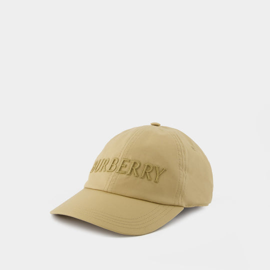 Cap - Burberry - Cotton - Beige