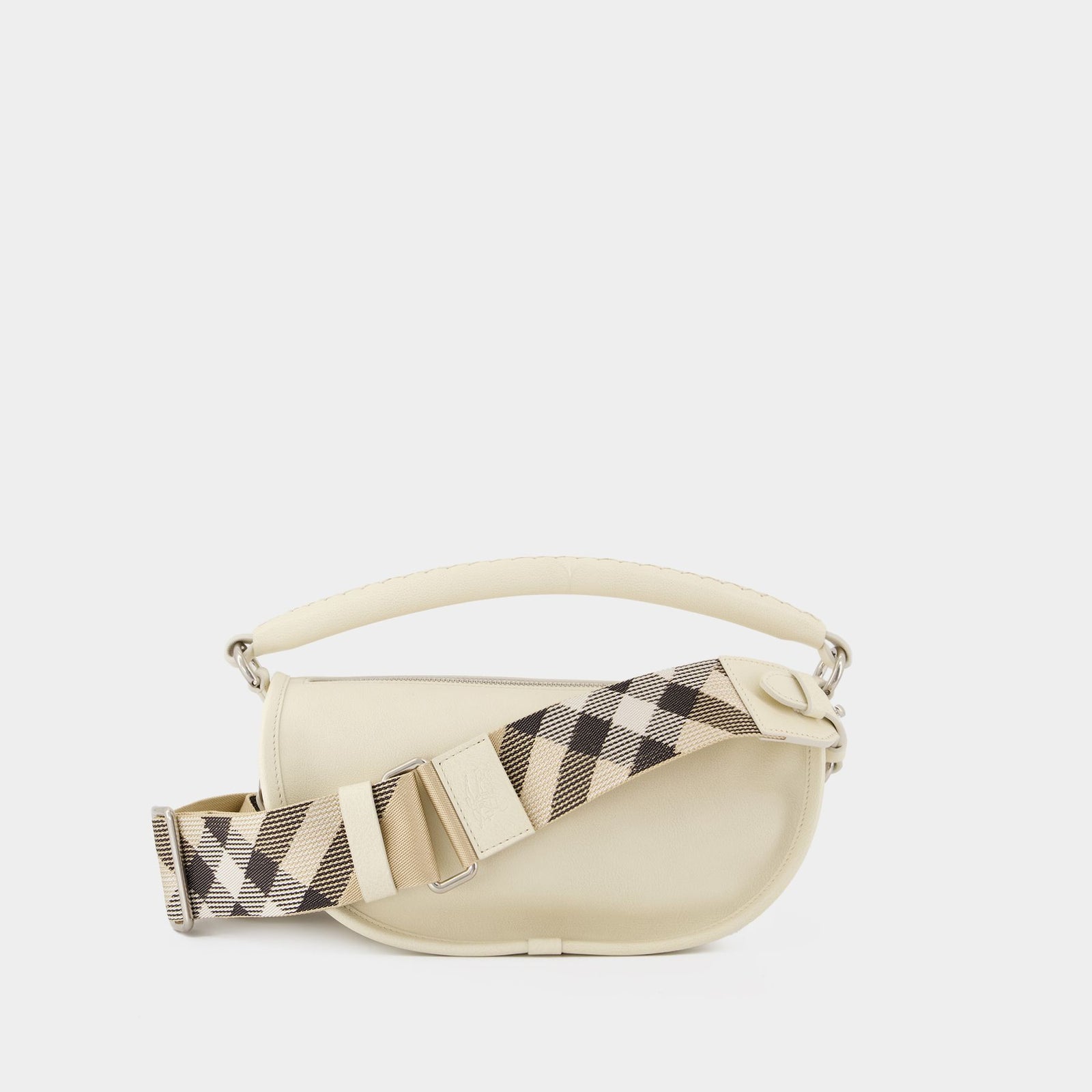 B-Clip Shoulder Bag - Burberry - Leather - White display picture 1