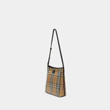 Highlands Small Shoulder Bag - Burberry - Cotton - Beige