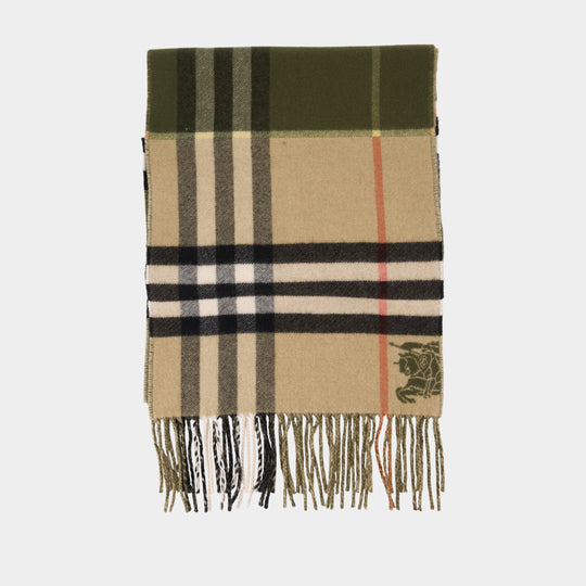 Mu Double Scarf - Burberry - Cashmere - Green