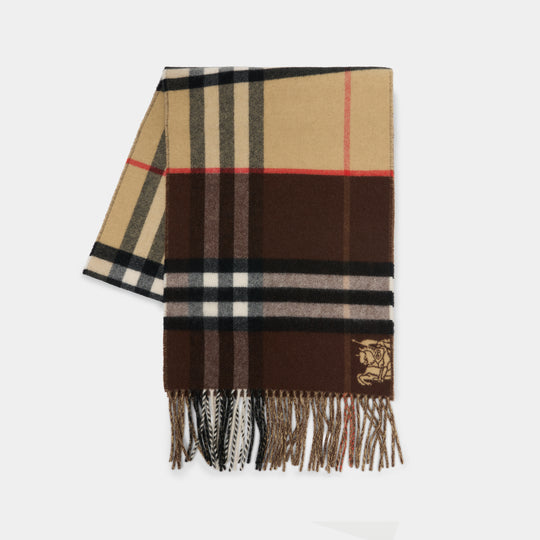 Mu Double Gc Ekd Scarf - Burberry - Cashmere - Multicolor
