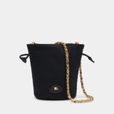 Mini Chain Crossbody - Burberry - Nylon - Black
