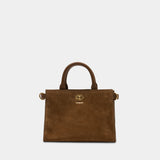 Ll Mini Cotswolds Shopper Bag - Burberry - Leather - Brown