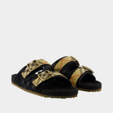 Lf Urchin Sandals - Burberry - Leather - Black